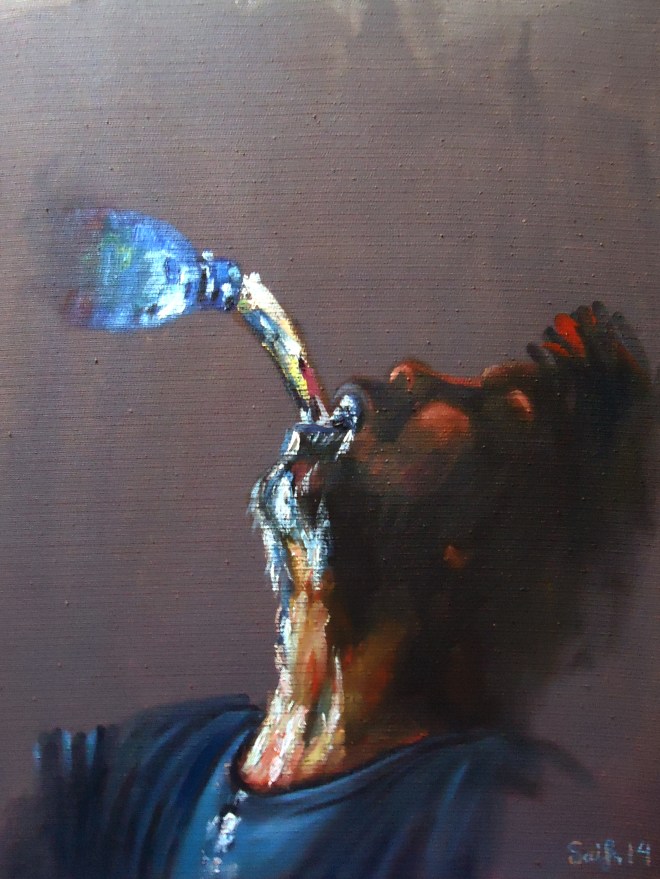 Title: Thirst Media: Oil on Canvas Size: 20"/24"